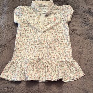 Ralph Lauren Floral Ruffle Dress - Multicolor